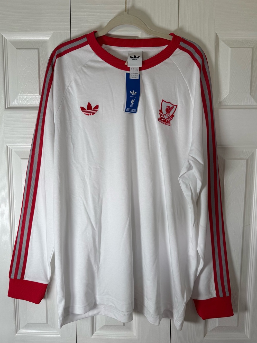 LIVERPOOL FC ORIGINALS LONG SLEEVE T-SHIRT Adidas Men’s Size 2XL JZ2543 NWT